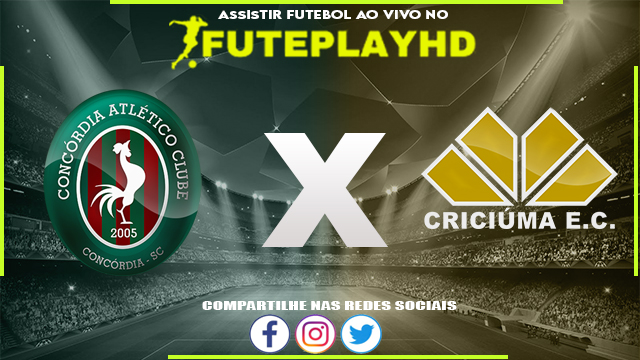 Assisti Concordia x Criciúma AO VIVO Online 24/01/2024